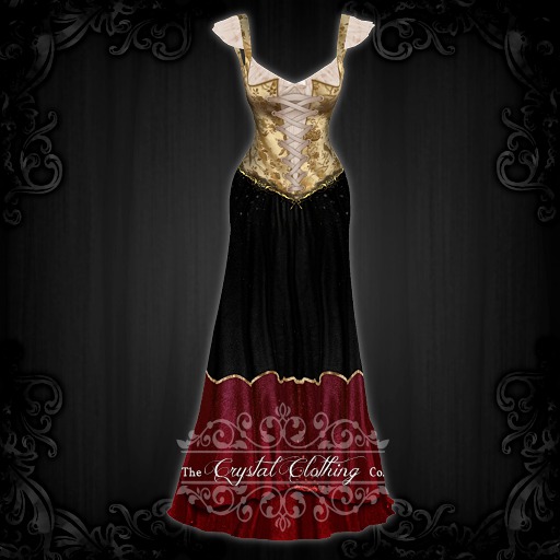 [CC Co.] Meadow Redux - Gown - Ruby