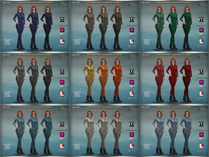 SMS Milspec Flightsuit MkII (female) - FAT PACK