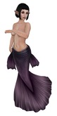 Nightshade Betta Mermaid [Texture Applier for Yabusaka Betta Tail]