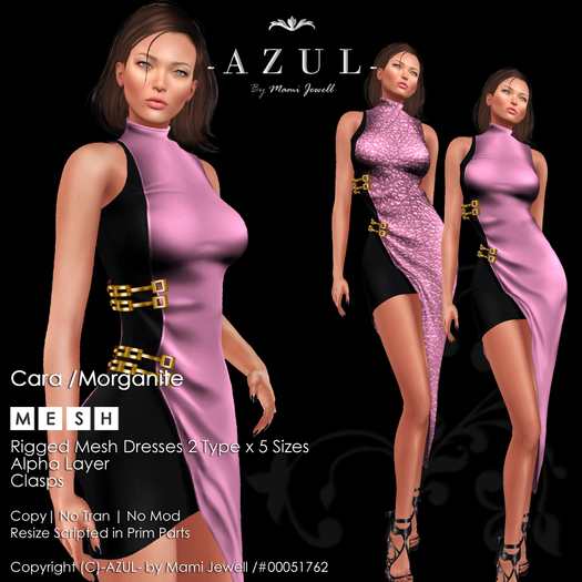 -AZUL- Cara /Morganite