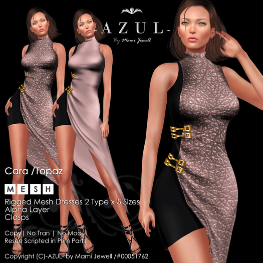 -AZUL- Cara /Topaz