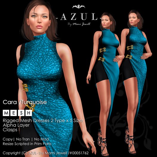 -AZUL- Cara /Turquoise
