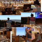 Take Me to  Church Pew & Kneeler animated (crate)