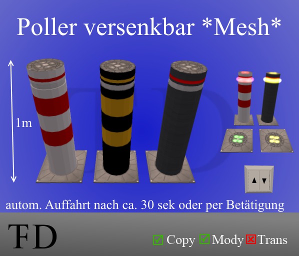 [TFD] Poller versenkbar
