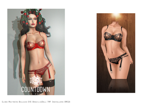 Countdown.Sophie Black Lingerie