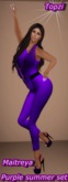 Topzi Purple Maitreya summer set