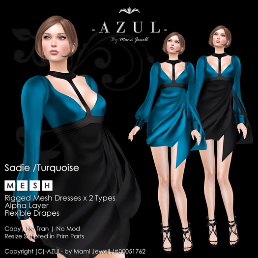 -AZUL- Sadie /Turquoise
