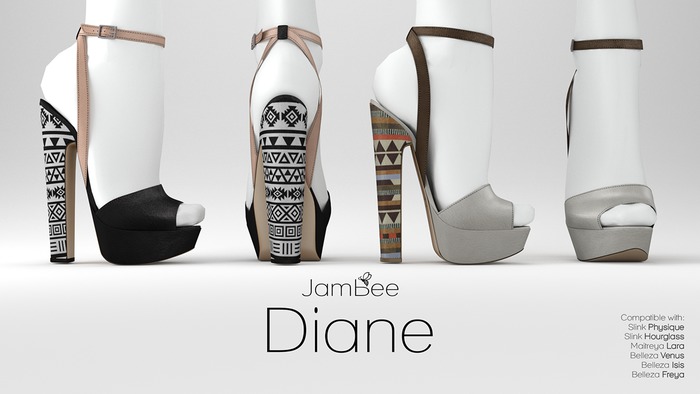 JamBee > Shoes > Diane Peep Toe Sandals