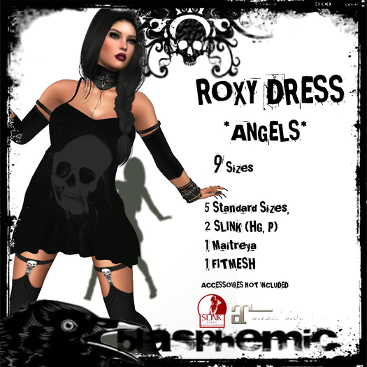 BLASPHEMIC - ROXY DRESS - ANGELS