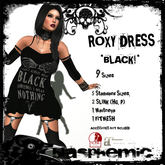 BLASPHEMIC - ROXY DRESS - BLACK! 