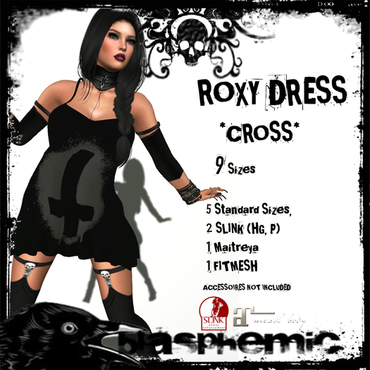 BLASPHEMIC - ROXY DRESS - CROSS 