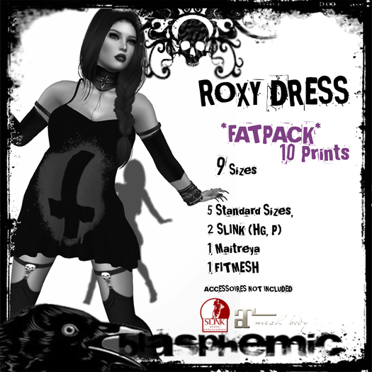 BLASPHEMIC - ROXY DRESS - FATPACK - 50% OFF