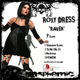 BLASPHEMIC - ROXY DRESS - RAVEN 