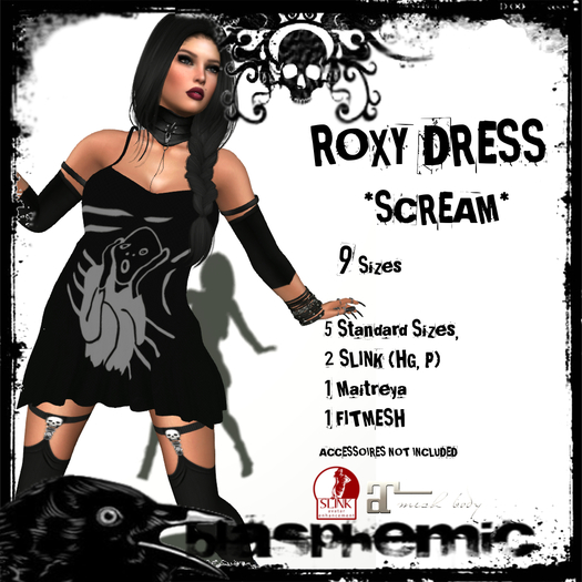 BLASPHEMIC - ROXY DRESS - SCREAM