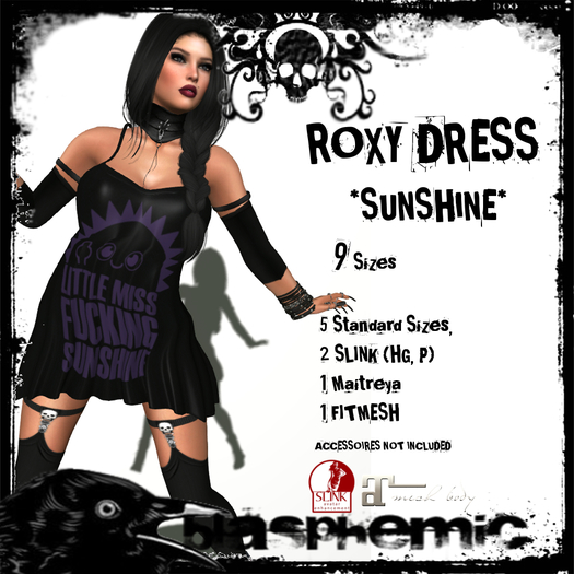 BLASPHEMIC - ROXY DRESS - SUNSHINE 