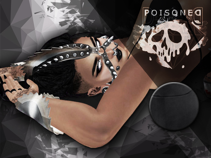 (Poisoned Diamond) Round Saw Head Piece (GRAY)