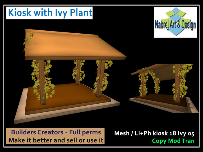 Kiosk Ivy Mesh