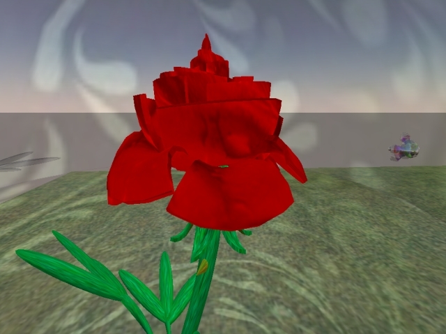 ROSE IN GLASS ( boxed) by Cheen Pitney