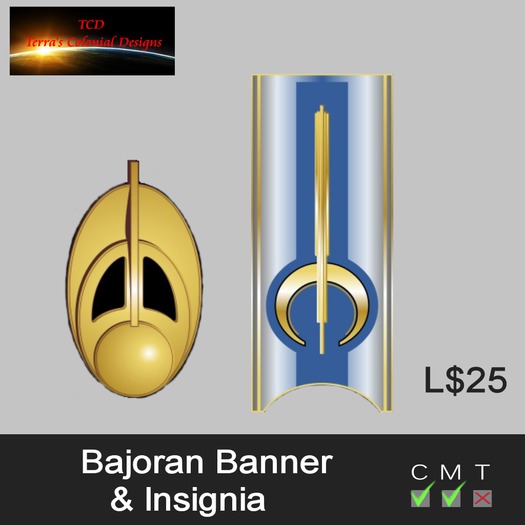 Bajoran Banner and Insignia