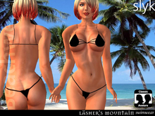 SLYK Ultra MICRO BIKINI In BLACK For Classic Avatars