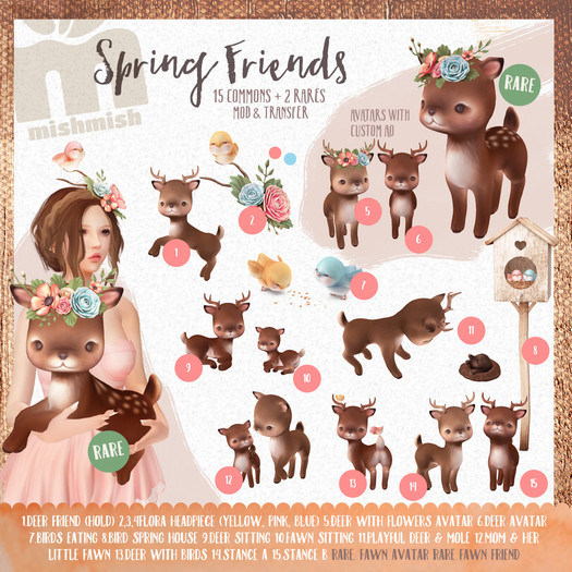 MishMish - Fawn Friend RARE