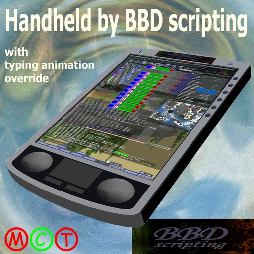 Handheld with typing animation (SL metrics)