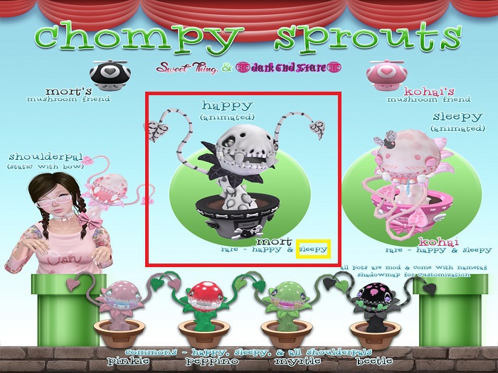 Sweet Thing. & darkendStare .  Sleepy Mort {ChompySprout} RARE