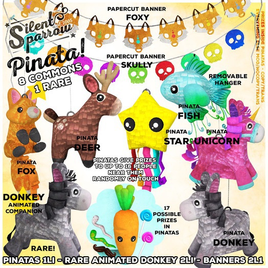 ~silentsparrow~ Pinata! Set