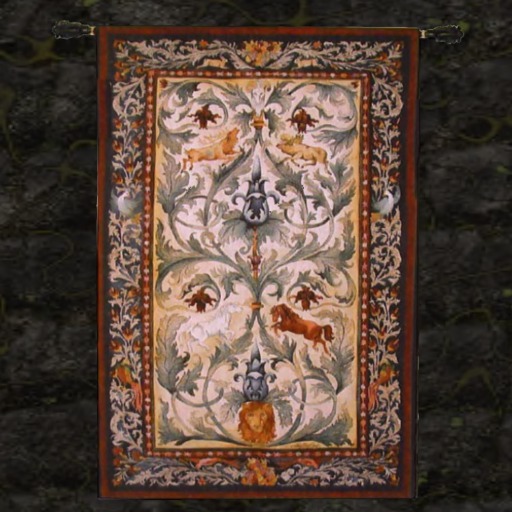 Jasmins Tapestry Charcol Grey
