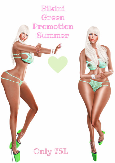 Bikini Green Hole  X0