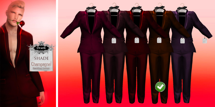 (C)SHADE Fire Mesh Suit By CHAMPAGNE!sparkling couture