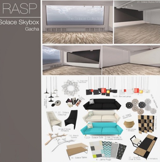 RASP- Solace Sofa- Light RARE