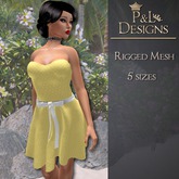 [P&L] - Vintage Dress - Light Yellow