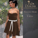 [P&L] - Vintage Dress - Brown