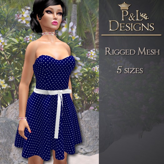 [P&L] - Vintage Dress - Blue