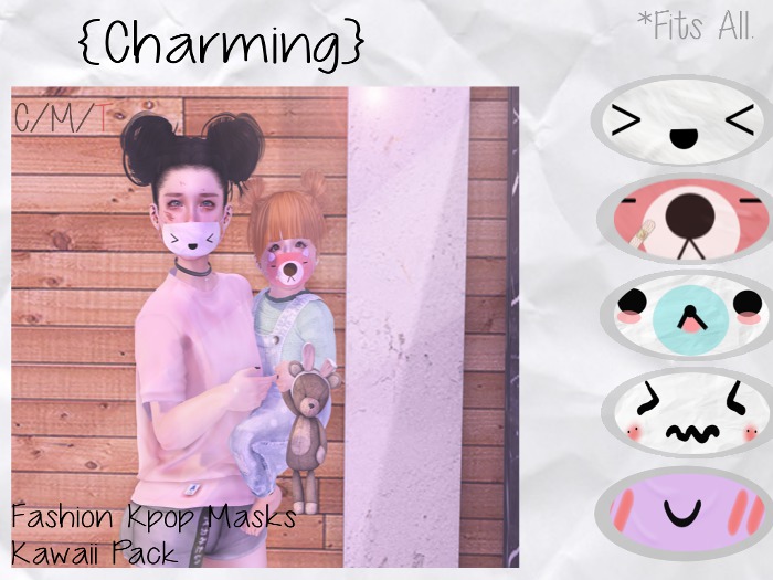 {Charming} Kpop MASKS - Kawaii Pack!