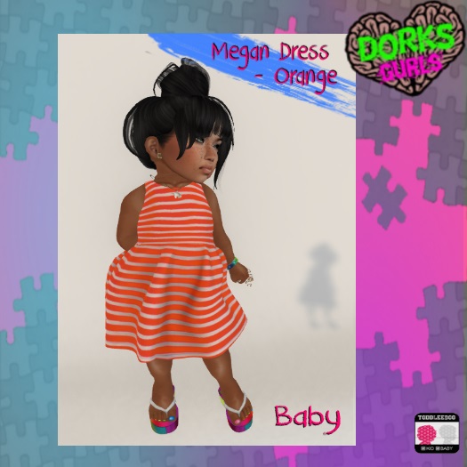 **DoRks**Megan Dress (B) Orange 