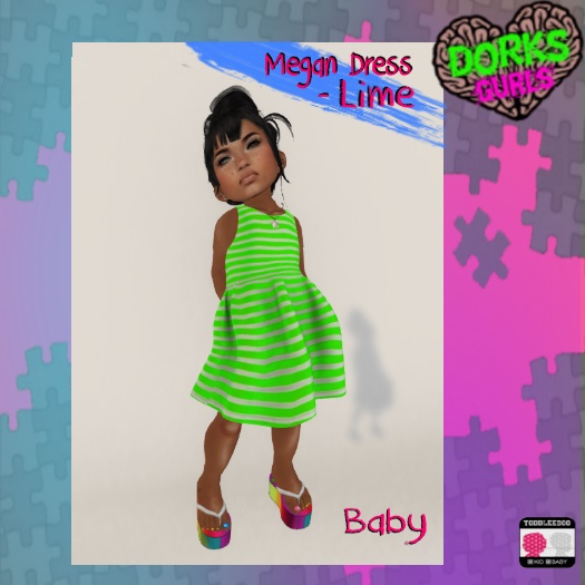 **DoRks**Megan Dress (B) Lime {BOXED}