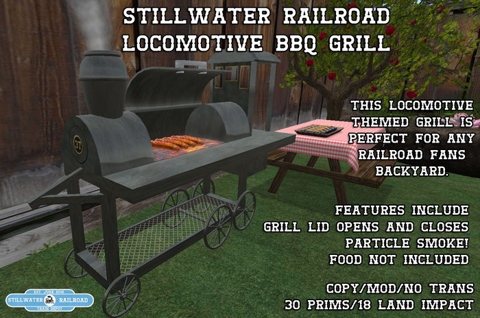 Locomotive BBQ Grill