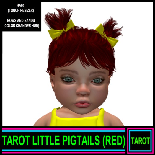 TAROT LITTLE PIGTAILS (RED)