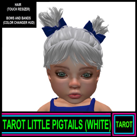 TAROT LITTLE PIGTAILS (WHITE)