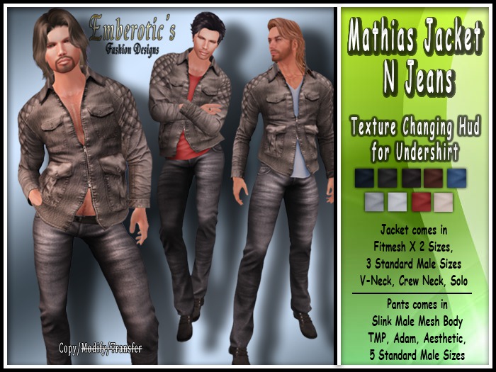 EFDM_28 Mathias Jacket N Jeans - Grey