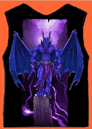 Gargoyl Blue  Muscle Shirt Boxed