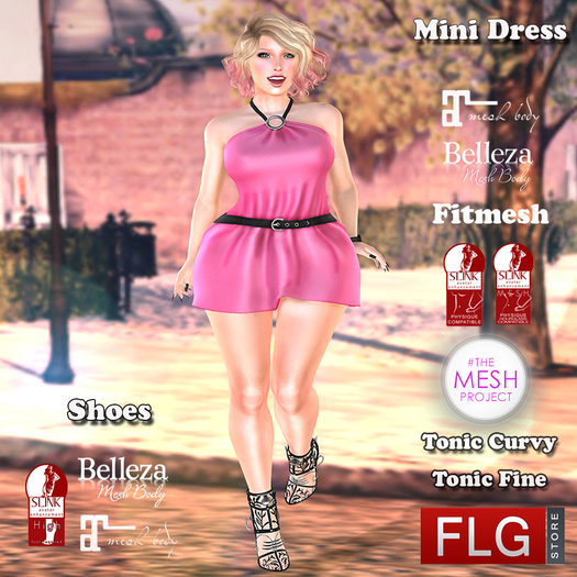::FLG Kamilly Mini Dress + HUD 20 Models::