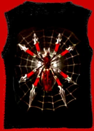 Arachnid Red Muscle Shirt Boxed