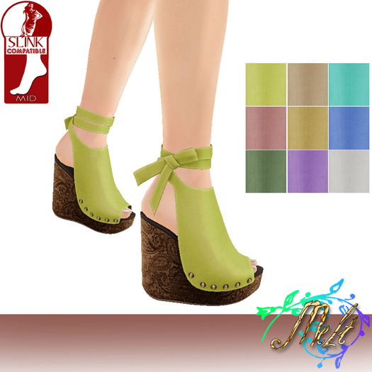 {Melt} Paisley Wedge Sandals