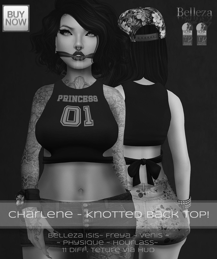 .:cheeky:. Charlene - Knotted back Top! DEMO