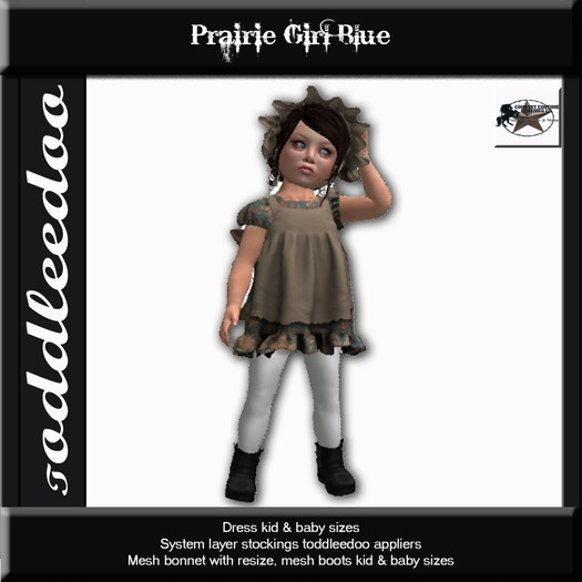 Country Couture Prairie Girl Blue