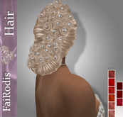 FaiRodis Adollina hair light reds with bangs and pearl decoration pack 