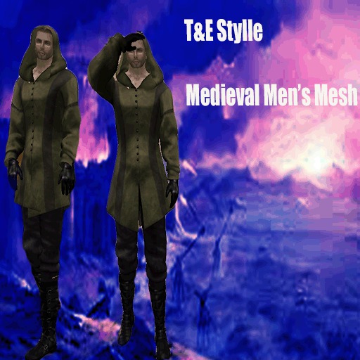 Mesh Mens Medieval Hooded